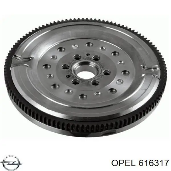 616317 Opel маховик двигуна