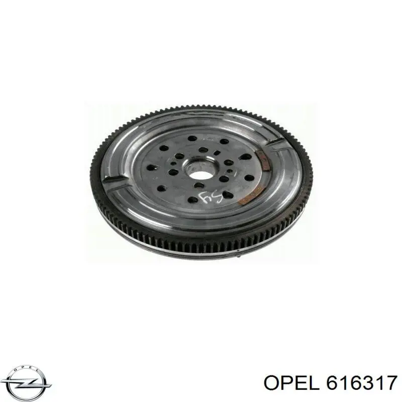Купити 616317 Opel Маховик із зубчастим ободом в зборі