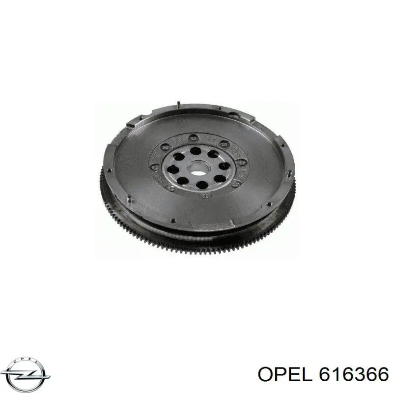 616366 Opel маховик двигуна
