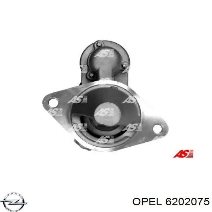6202075 Opel стартер
