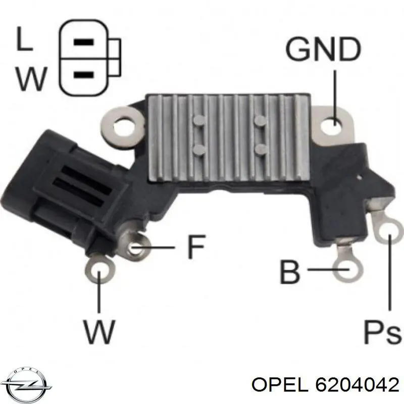 Генератор автомобільний Opel 6204042