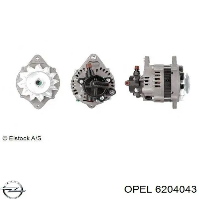 Купити 6204043 Opel Генератор