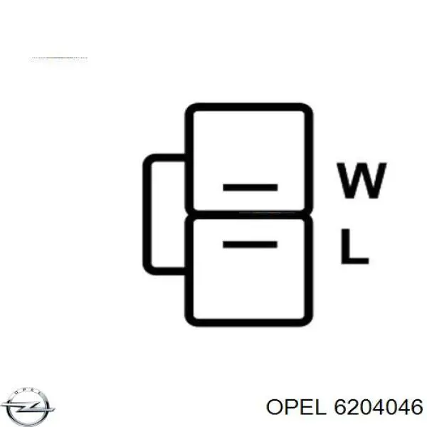 Купити 6204046 Opel Генератор