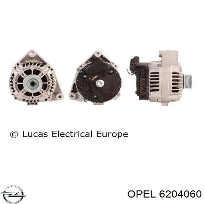 6204060 Opel Авто генератор