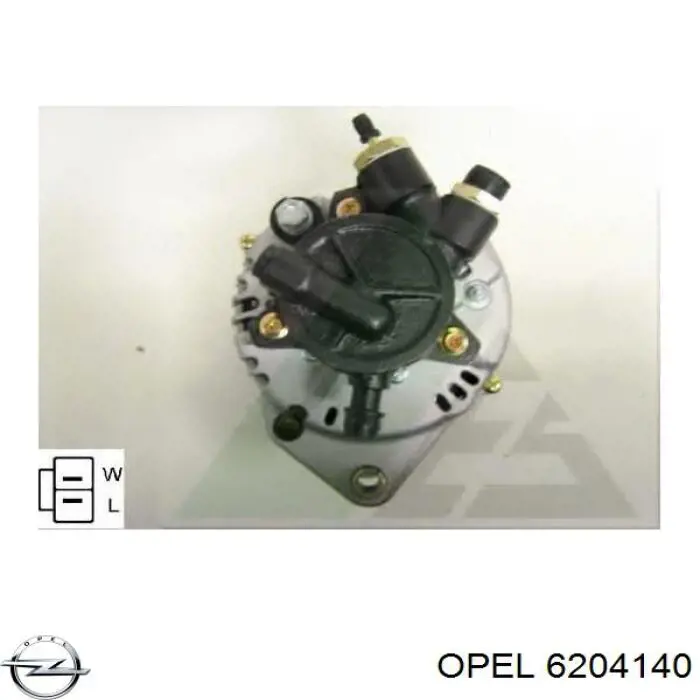 6204140 Opel генератор