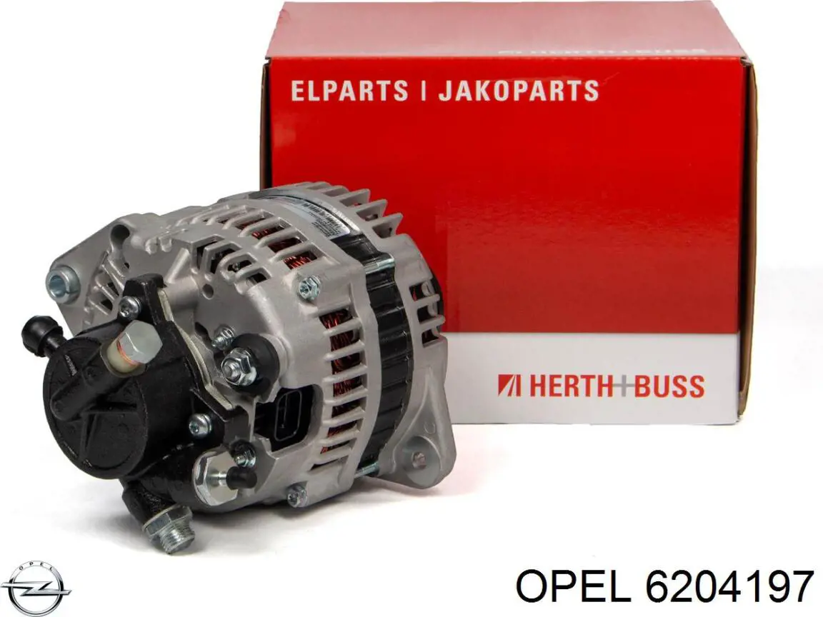 Генератор Opel 6204197 ціна, від 195.22 USD