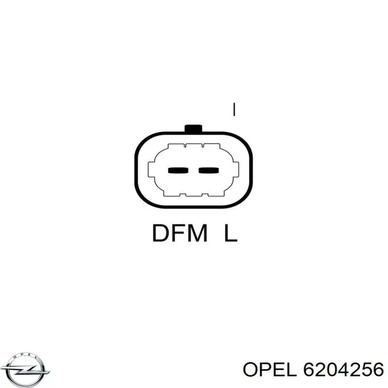 Купити 6204256 Opel Генератор