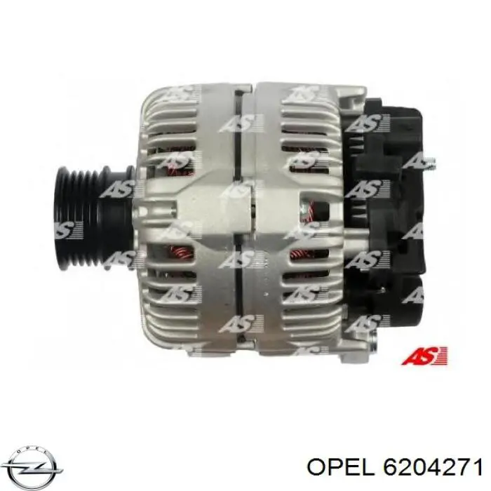 6204271 Opel генератор