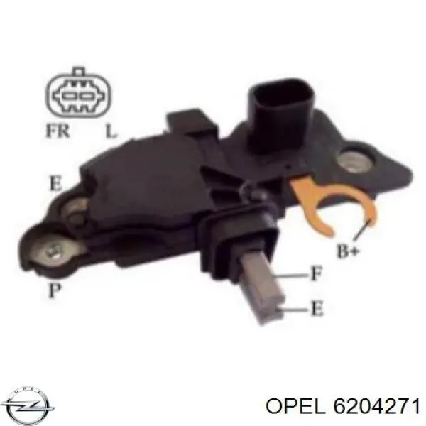 Генератор Opel 6204271 ціна, від 178.66 USD
