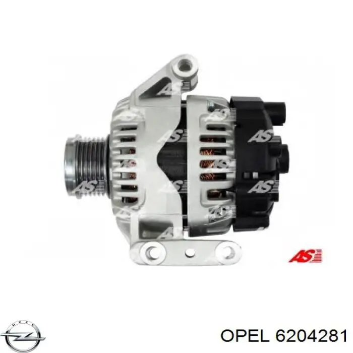 6204281 Opel генератор