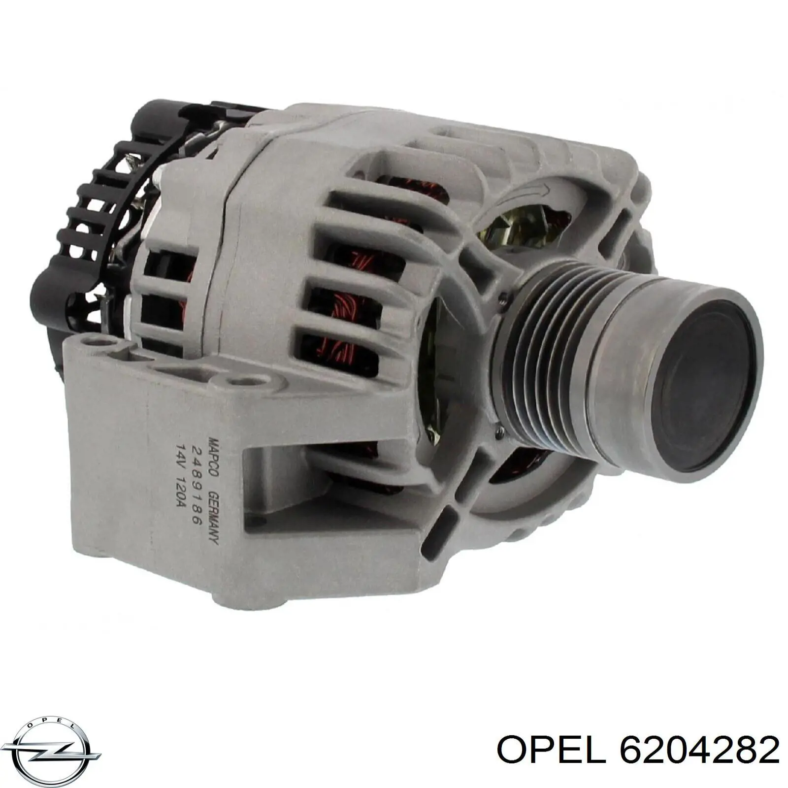 6204282 Opel Авто генератор
