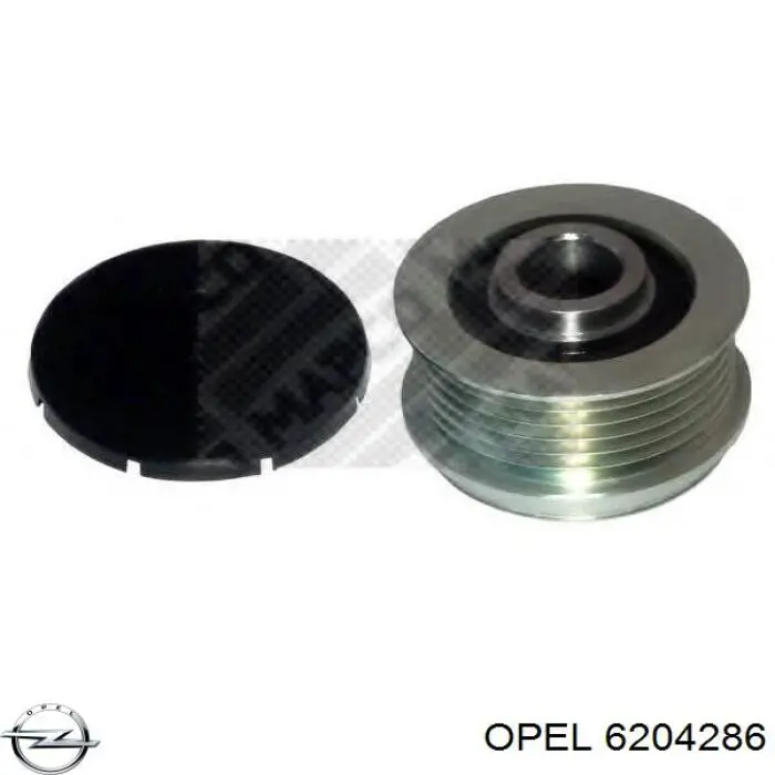 Інерційний шків Opel 6204286 ціна, від 29.99 USD