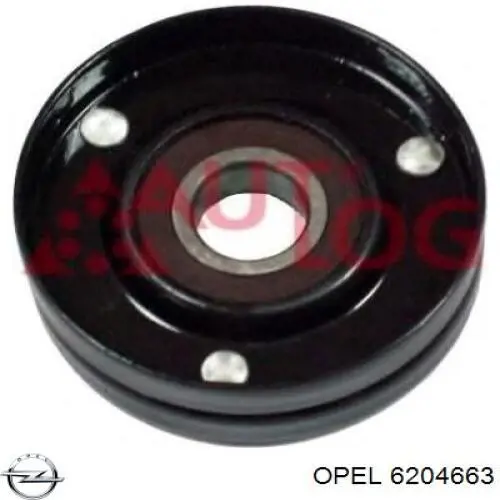 Натягувач приводного ременя 6204663 Opel