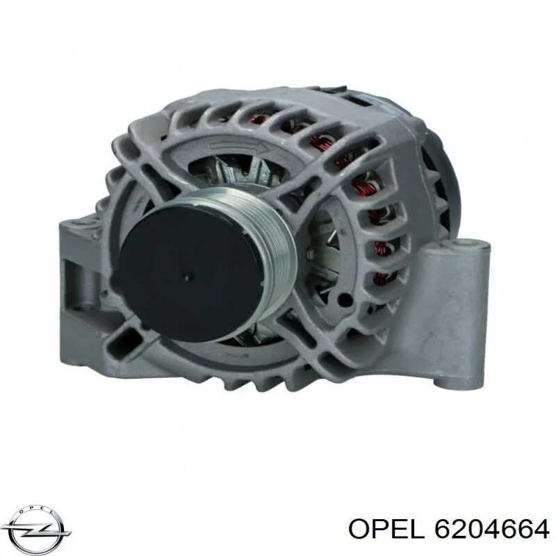 6204664 Opel генератор