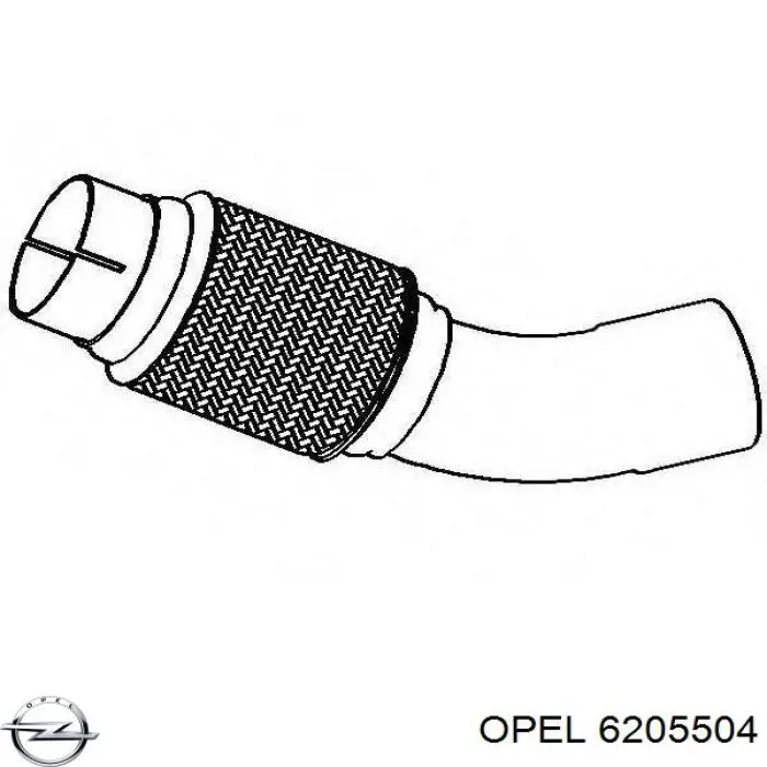 6205504 Opel міст доданий генератора