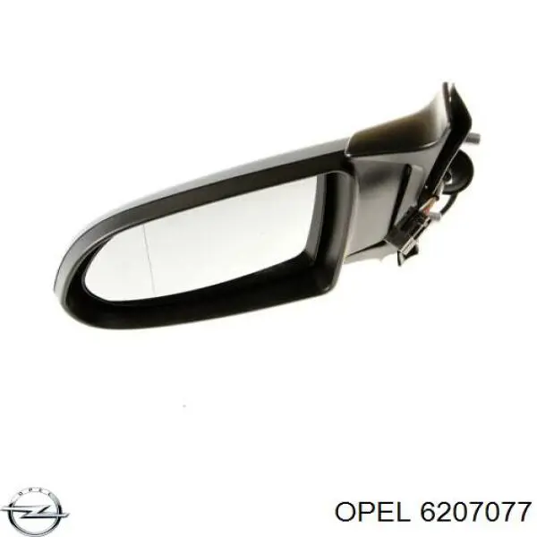 Купити 6207077 Opel Бічне дзеркало заднього виду ліве