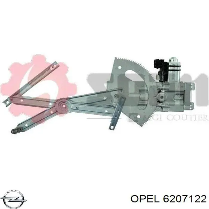 Купити 6207122 Opel Двигун склопідіймача двері передньої, лівої