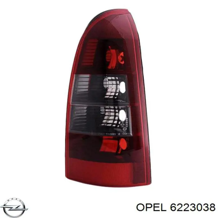 Купити 6223038 Opel Задня права фара