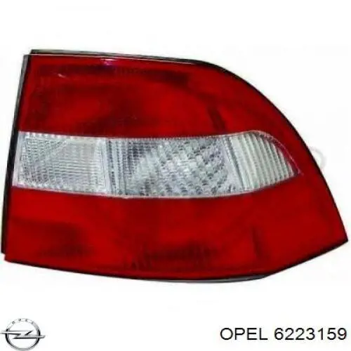 6223159 Opel ліхтар задній лівий
