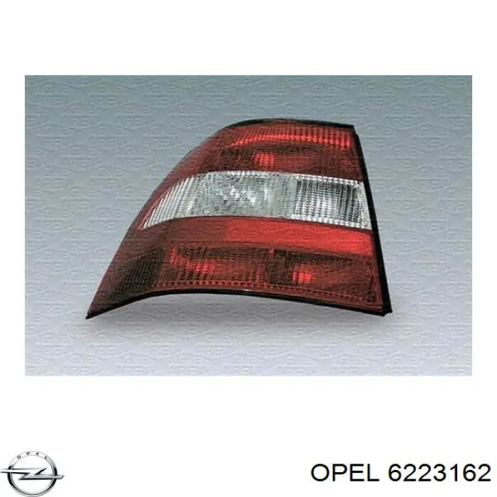 6223162 Opel ліхтар задній правий