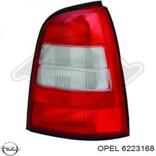 Купити 6223168 Opel Задня права фара