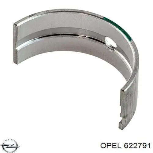 Вкладиші колінвала, шатунні, комплект, 2-й ремонт (+0,50) Opel 622791 ціна, від 12.04 USD