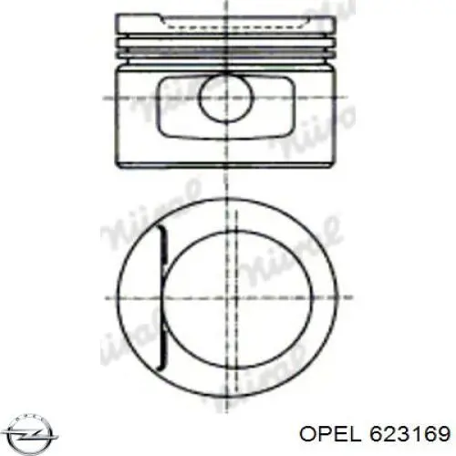 Поршень в зборі Mahle Original 0111000 ціна, від 61.36 USD