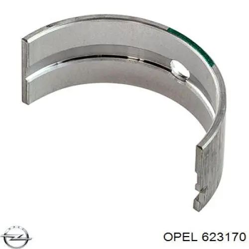 623170 Opel поршень в комплекті на 1 циліндр, std