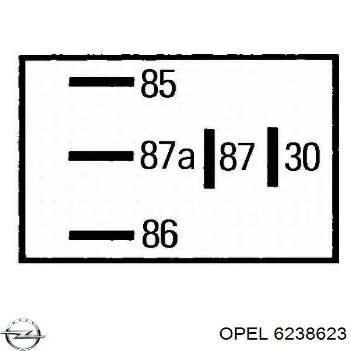 6238623 Opel реле протитуманної фари