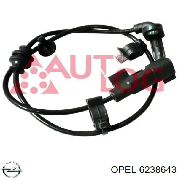 Купити 6238643 Opel Датчик АБС (ABS) задній