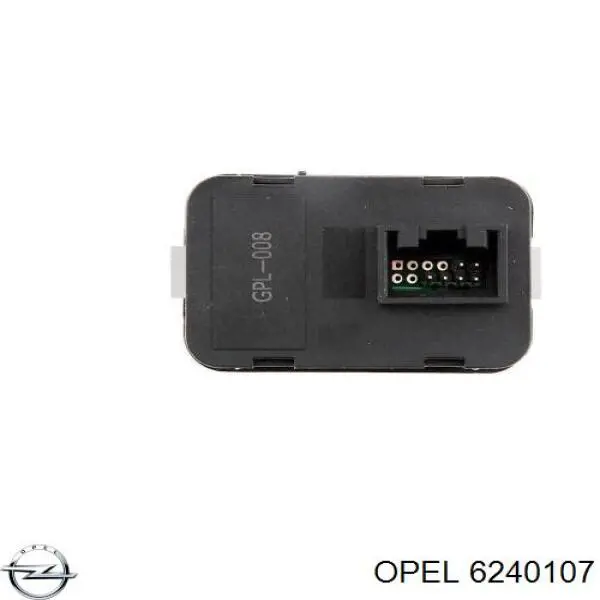 6240107 Opel кнопковий блок керування склопідіймачами передній лівий