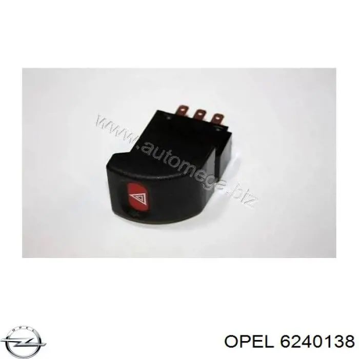 Купити 6240138 Opel Кнопка включення аварійного сигналу