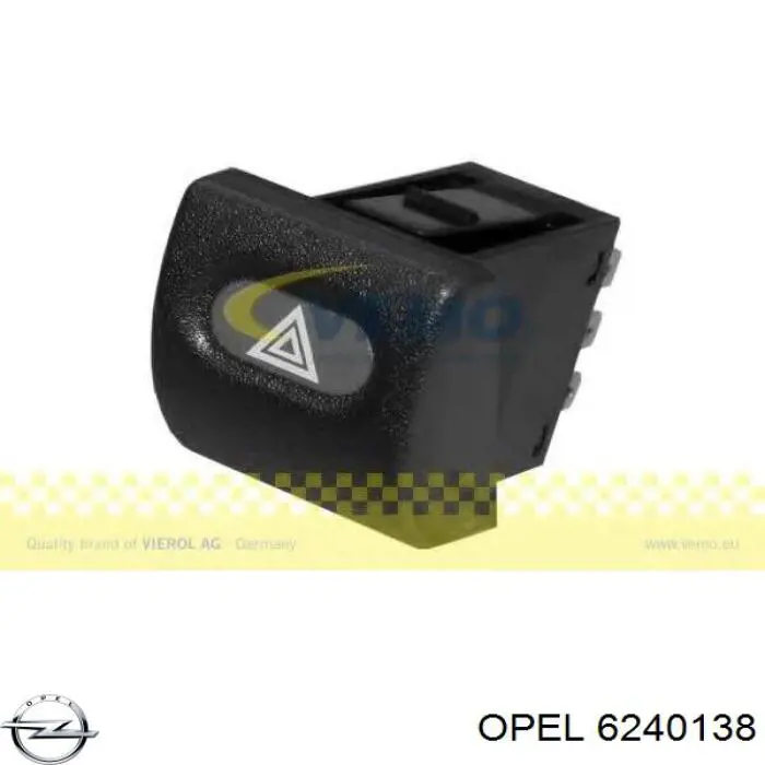 6240138 Opel Аварійна кнопка