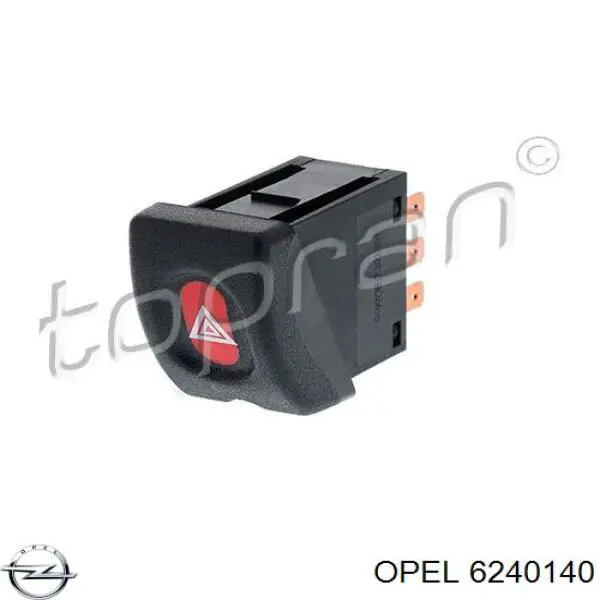 Купити 6240140 Opel Кнопка включення аварійного сигналу