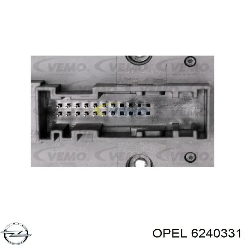 Кнопковий блок керування склопідіймачами передній лівий 6240331 Opel