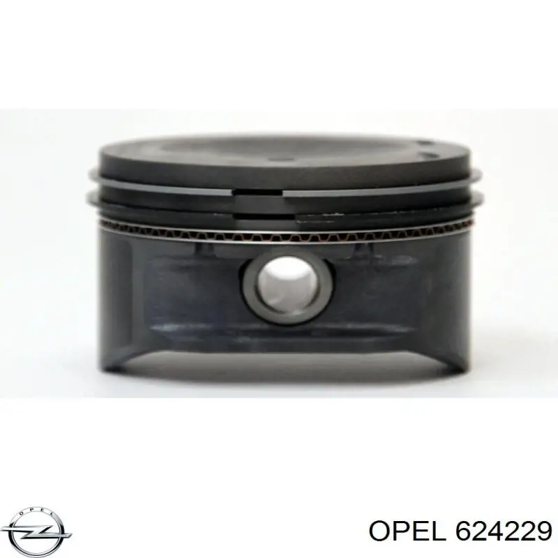 624229 Opel поршень в комплекті на 1 циліндр, 2-й ремонт (+0,50)
