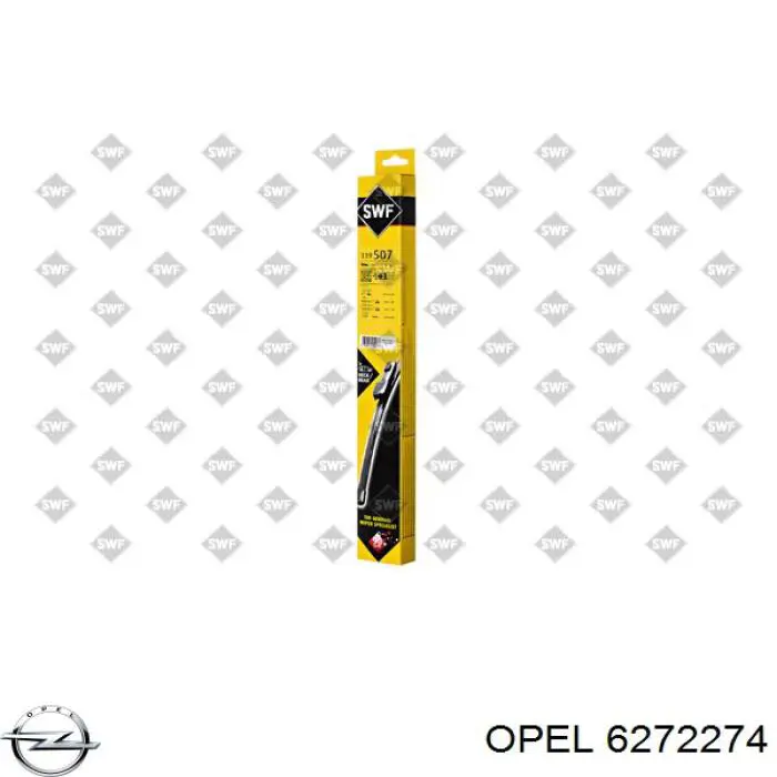 Купити 6272274 Opel Щітка задня