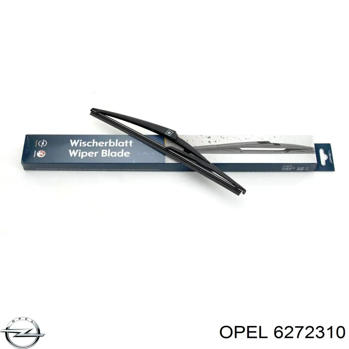 Щітка-двірник лобового скла, комплект з 2-х шт. Opel 6272310 ціна, від 26.69 USD