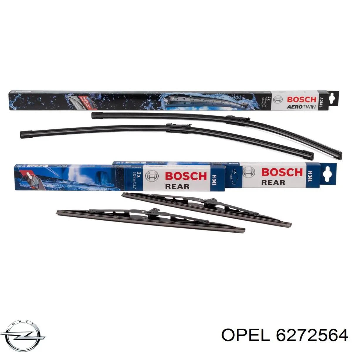 Задня щітка 6272564 Opel