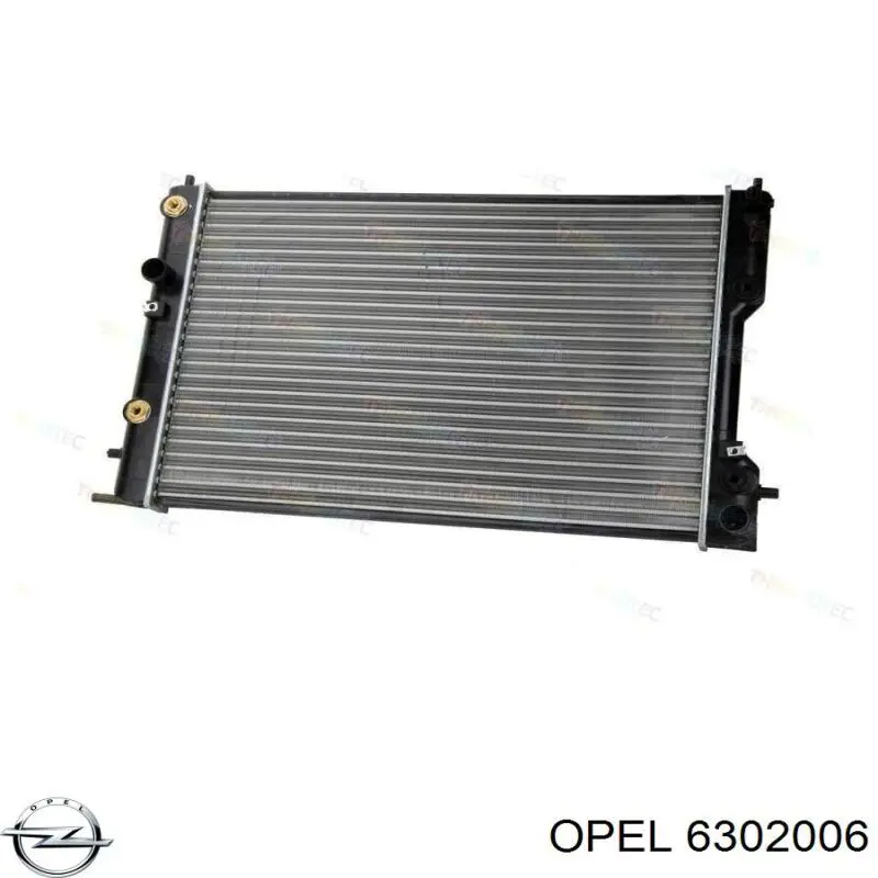 Купити 6302006 Opel Радіатор двигуна