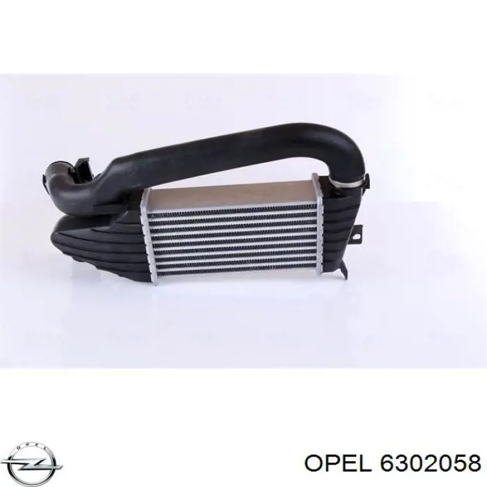 Інтеркулер 6302058 Opel