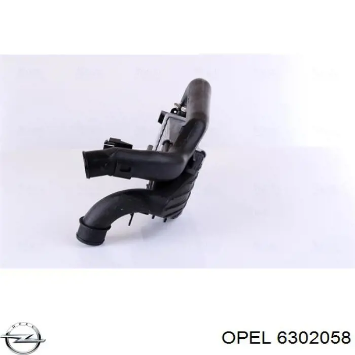 6302058 Opel Охолоджувач наддувочного повітря