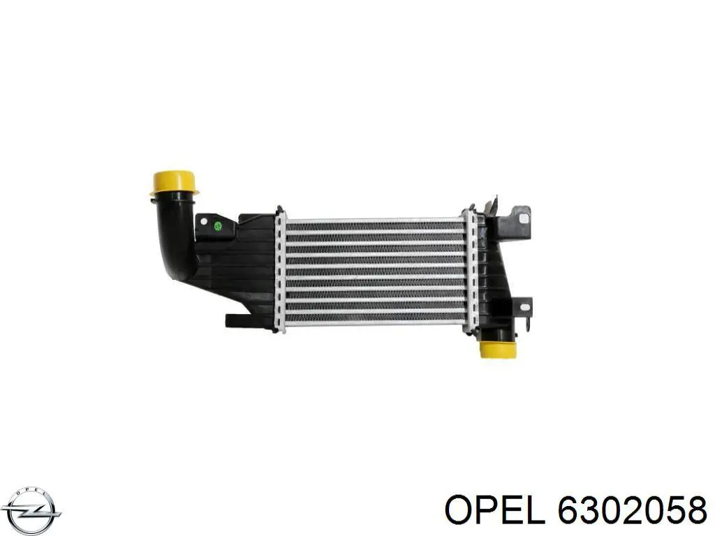 Купити 6302058 Opel Радіатор интеркуллера