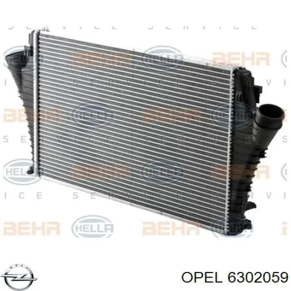 Купити 6302059 Opel Радіатор интеркуллера