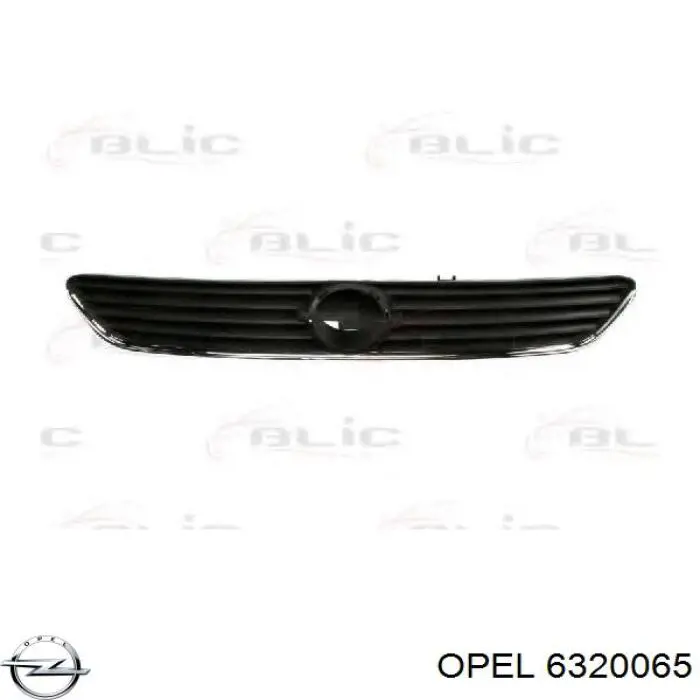 550805 Polcar Решітка радіатора