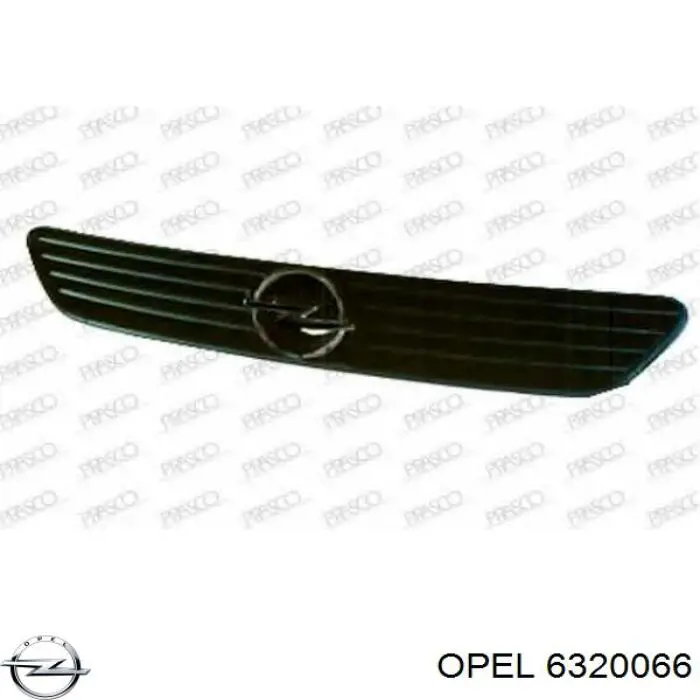 Облицювання радіатора Opel 6320066 ціна, від 14.43 USD