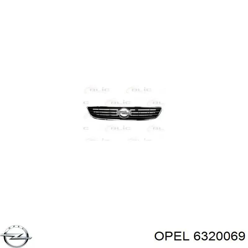 Купити 6320069 Opel Захисна решітка радіатора