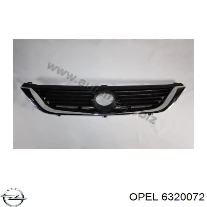 Решітка радіатора 6320072 Opel