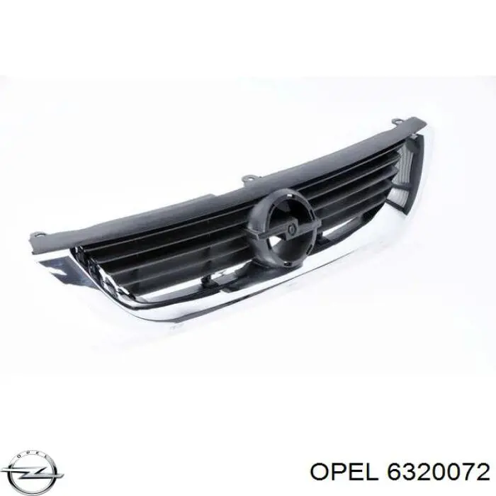 Купити 6320072 Opel Захисна решітка радіатора