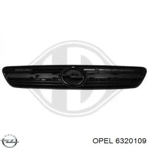 Решетка opel meriva, 03- на Opel Meriva A 